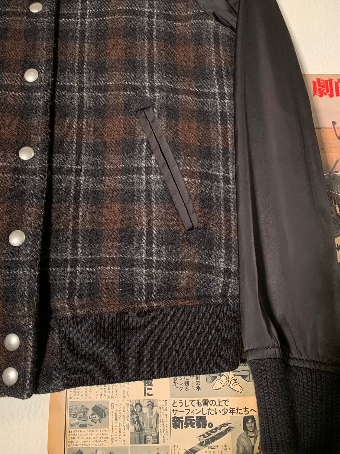 레이빔즈 체크 패턴 ma1 상품이미지4