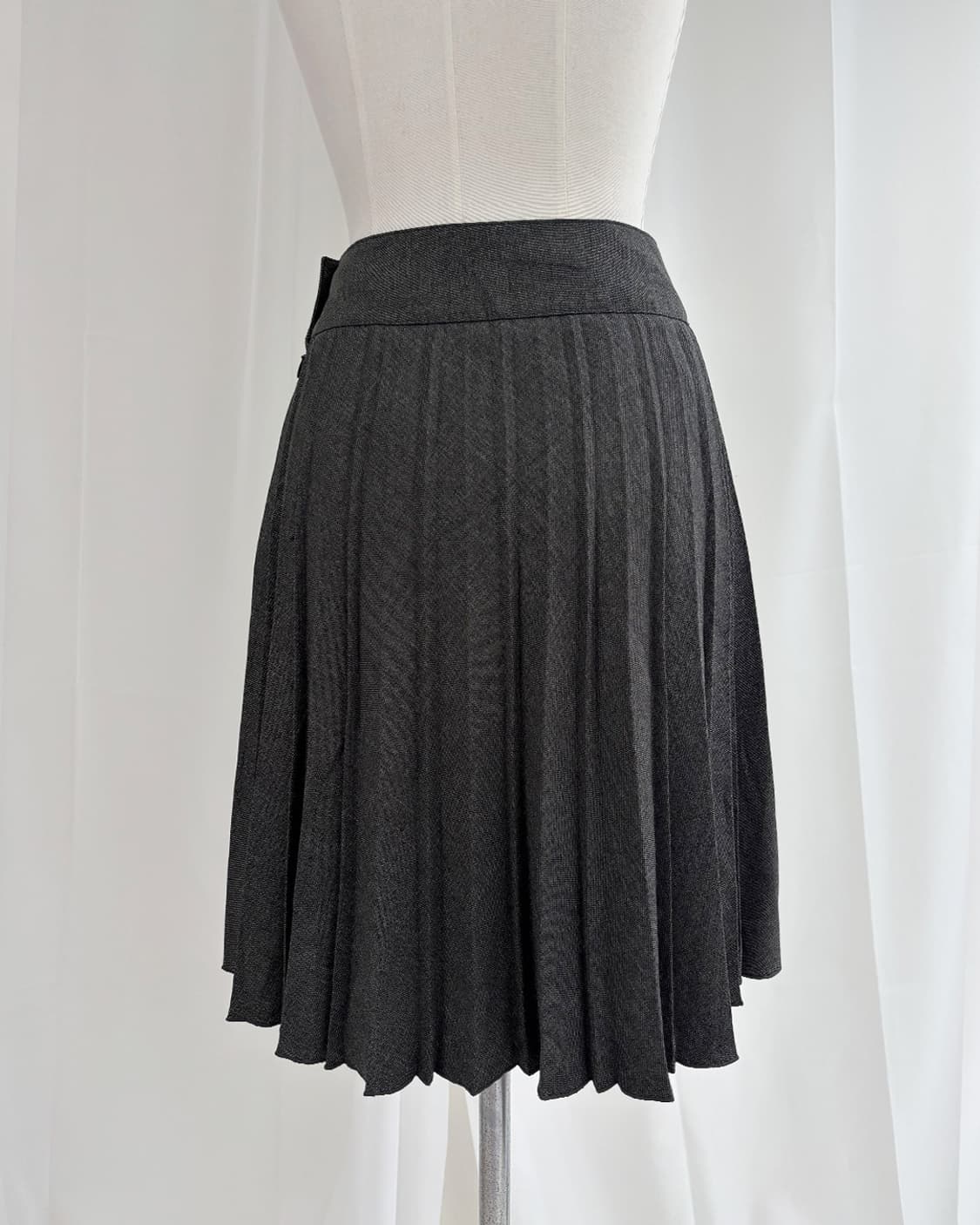 duomi two-button pleated midi skirt 상품이미지7