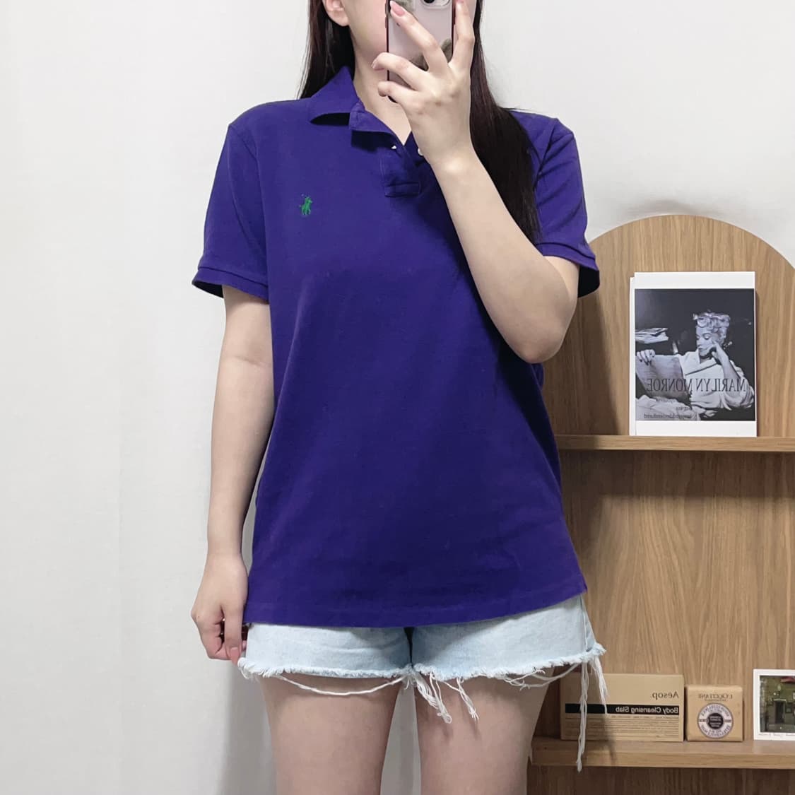 [정품] 폴로 보라 / 그린포니 반팔카라티 [ M ] 상품이미지3