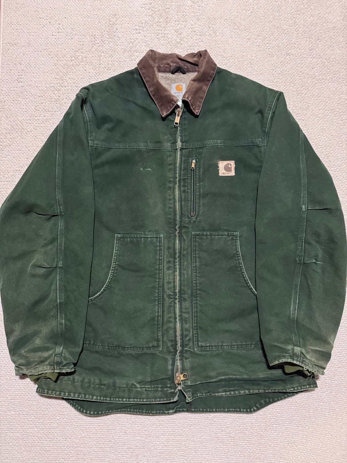 칼하트 C61 샌드스톤 쉐르파 자켓 XL 상품이미지1