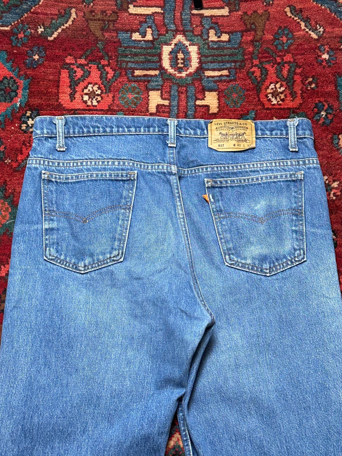 90's USA Made 리바이스 517 오렌지탭 부츠컷 상품이미지6