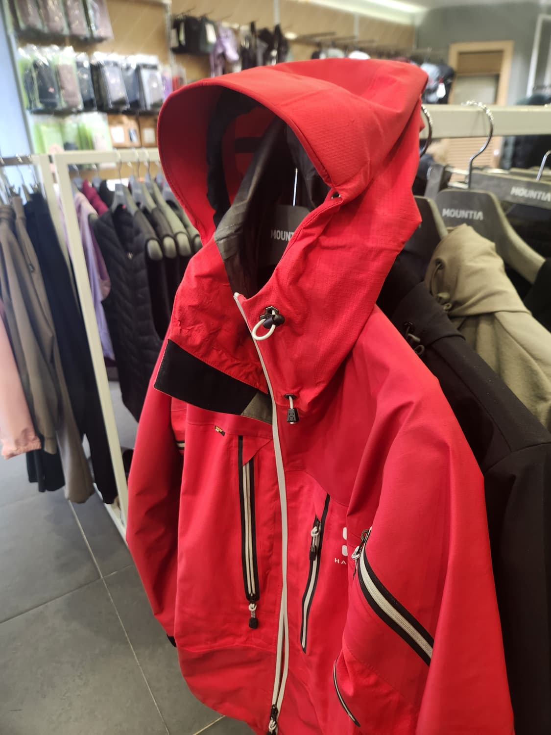 하글로프스 고어텍스 하드쉘 자켓 레드 등산/아웃도어 상품이미지6