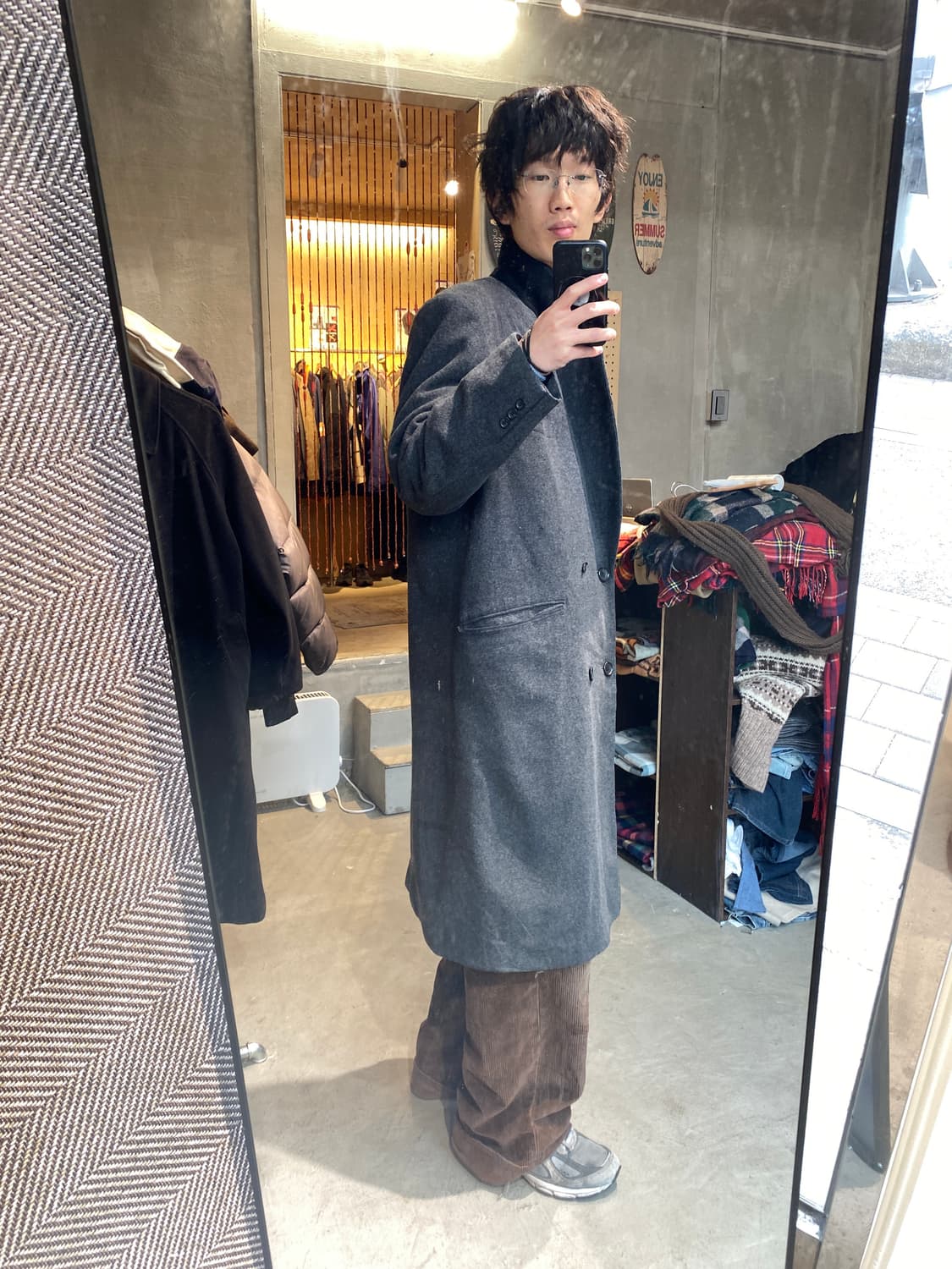 이태리 캐시미어 맥시코트 상품이미지6