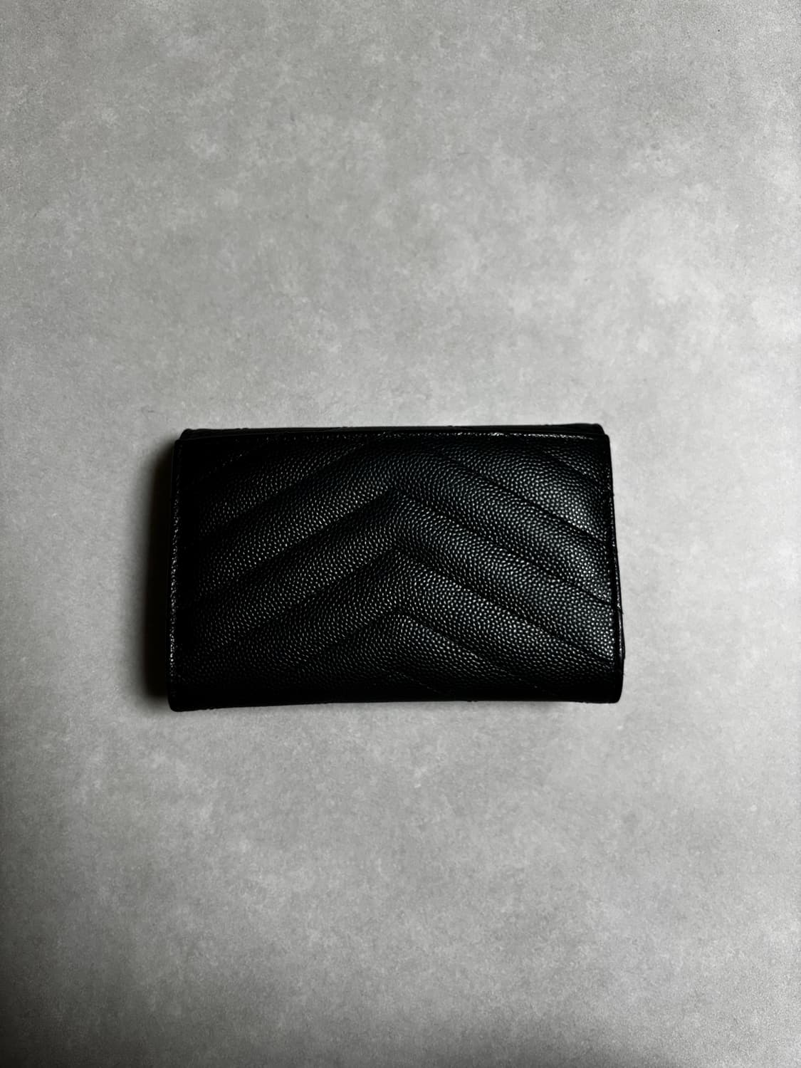 생로랑 카드지갑 블랙 (은장) 상품이미지2