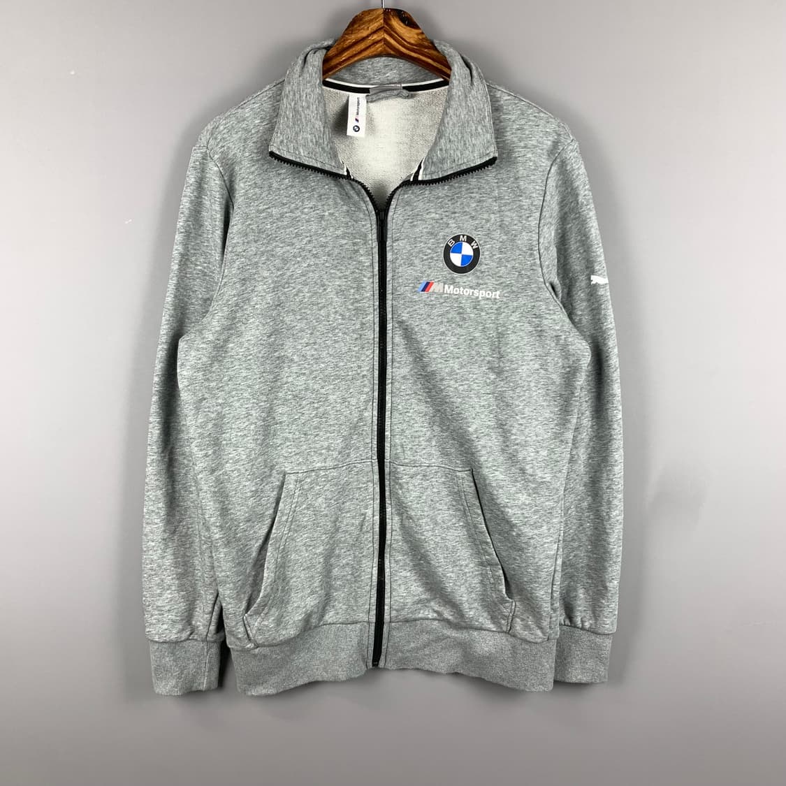 푸마 bmw 그레이 코튼 집업 상품이미지2