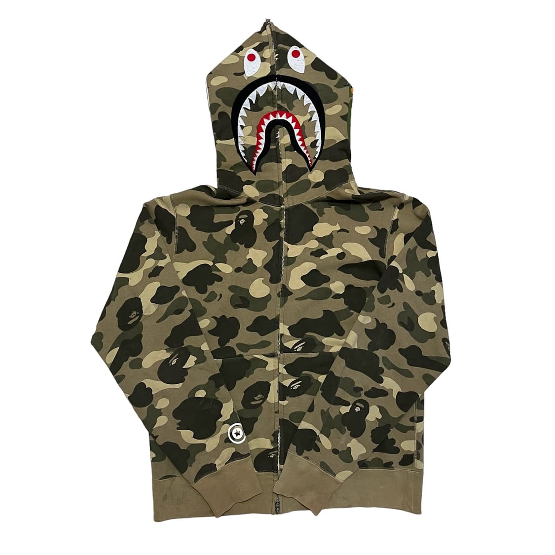 베이프 데저트 샤크 카모 후드집업 상품이미지1
