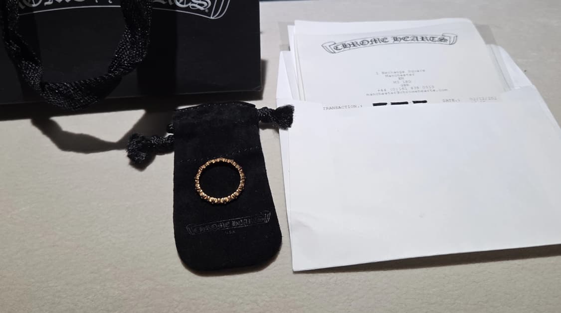 [판매] 크롬하츠 22k 타이니 밴드링 상품이미지1