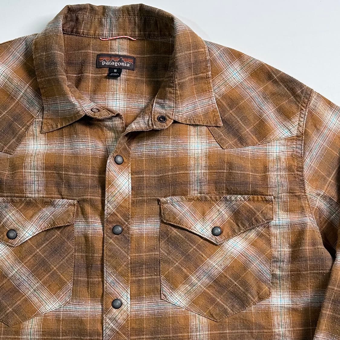 파타고니아 플란넬 체크 웨스턴 셔츠 상품이미지3