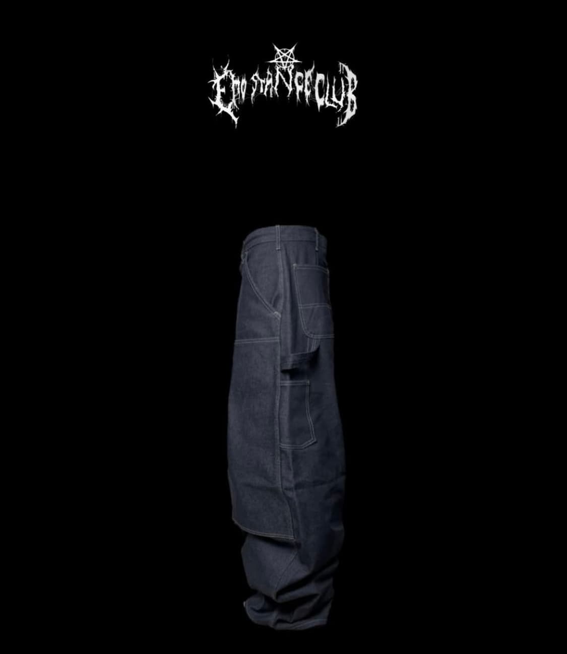 Japanese carpenter wide baggy jeans 상품이미지2