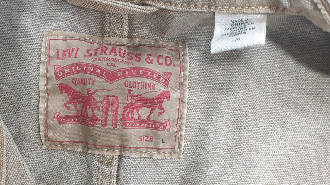 리바이스 브라운 워크 자켓 데님 상품이미지8