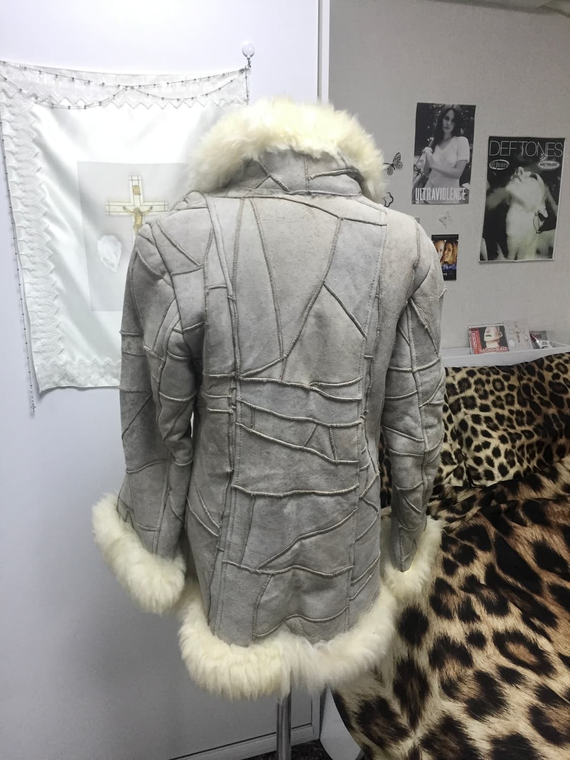 dreamcore trimming fur jacket 상품이미지3