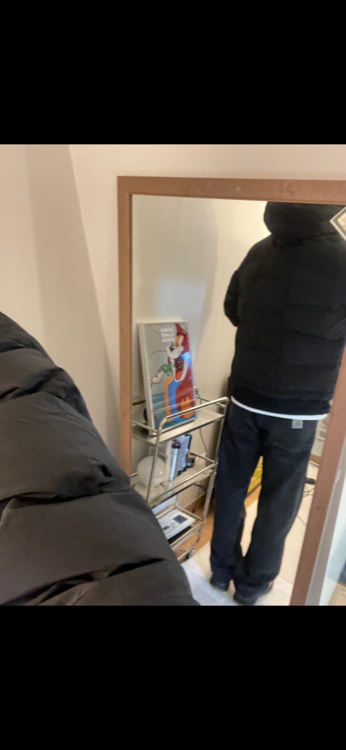 언어펙티드 오블리크 퀼티드 다운 패딩 M 상품이미지9