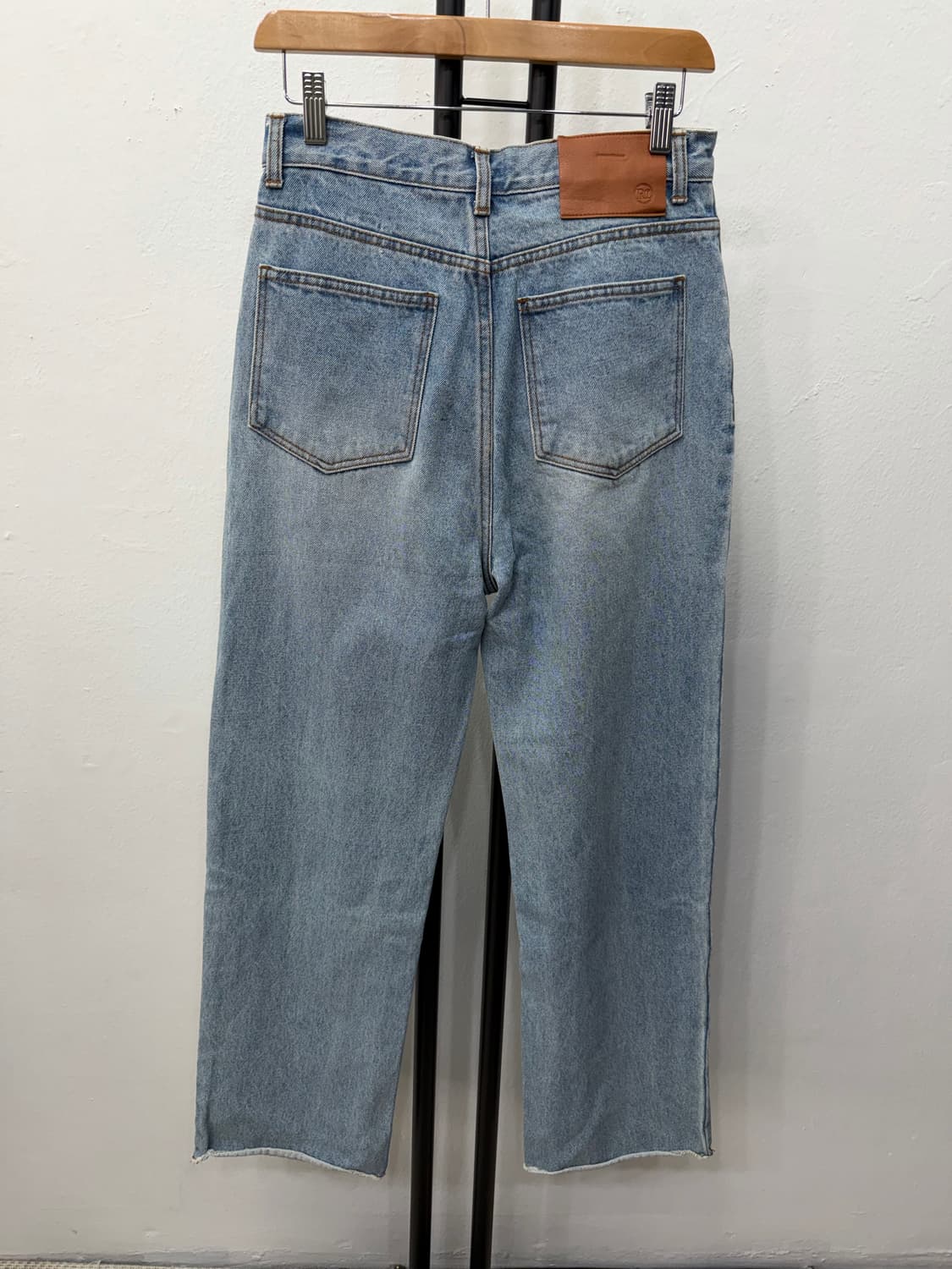 정품) 렉토 여성 데님 와이드 팬츠 S(27-28) 상품이미지4