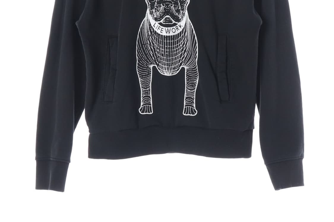 라이프워크 빅 라독 그래픽 오버핏 후드티 XS 상품이미지4