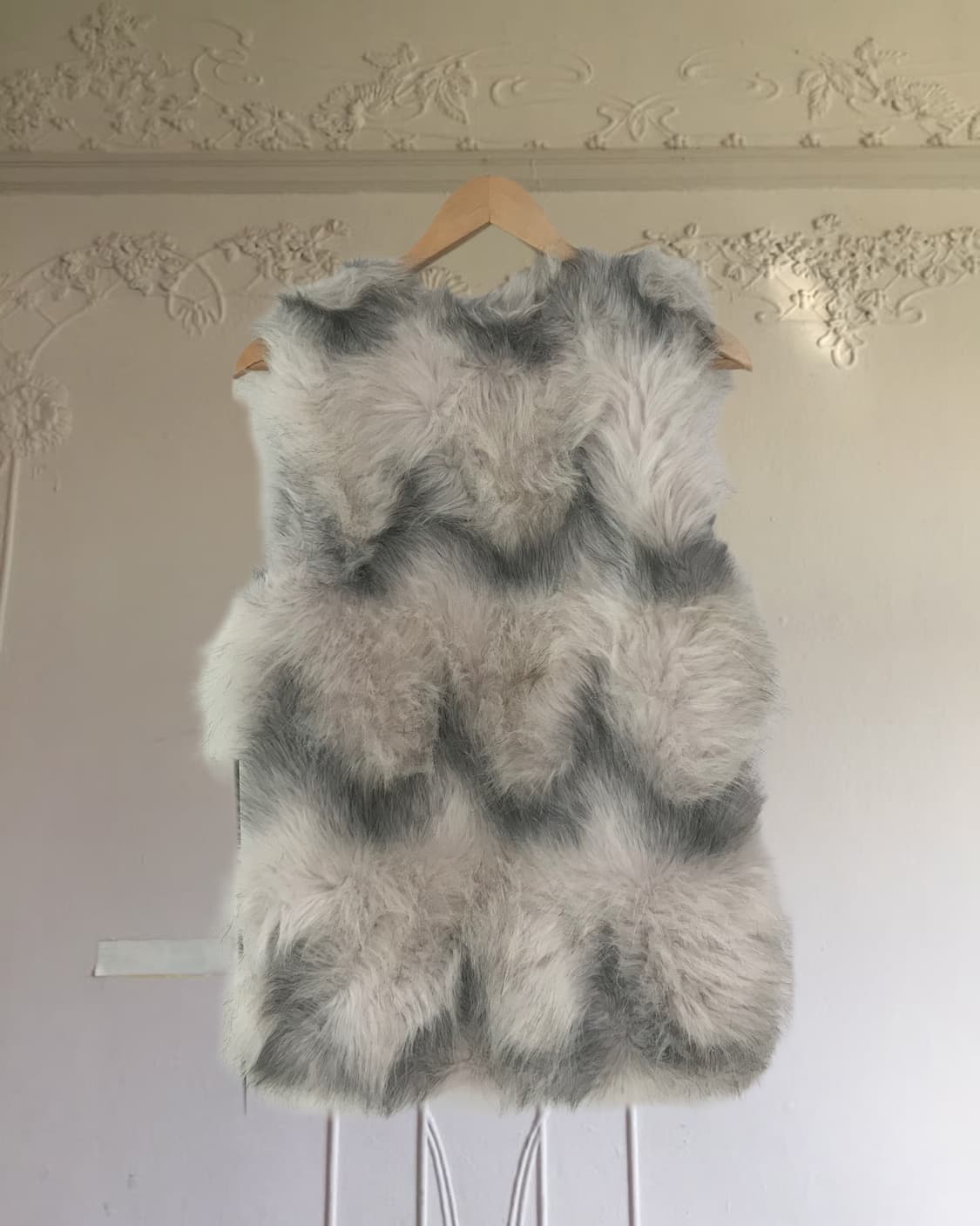 vintage eco fur vest 상품이미지10