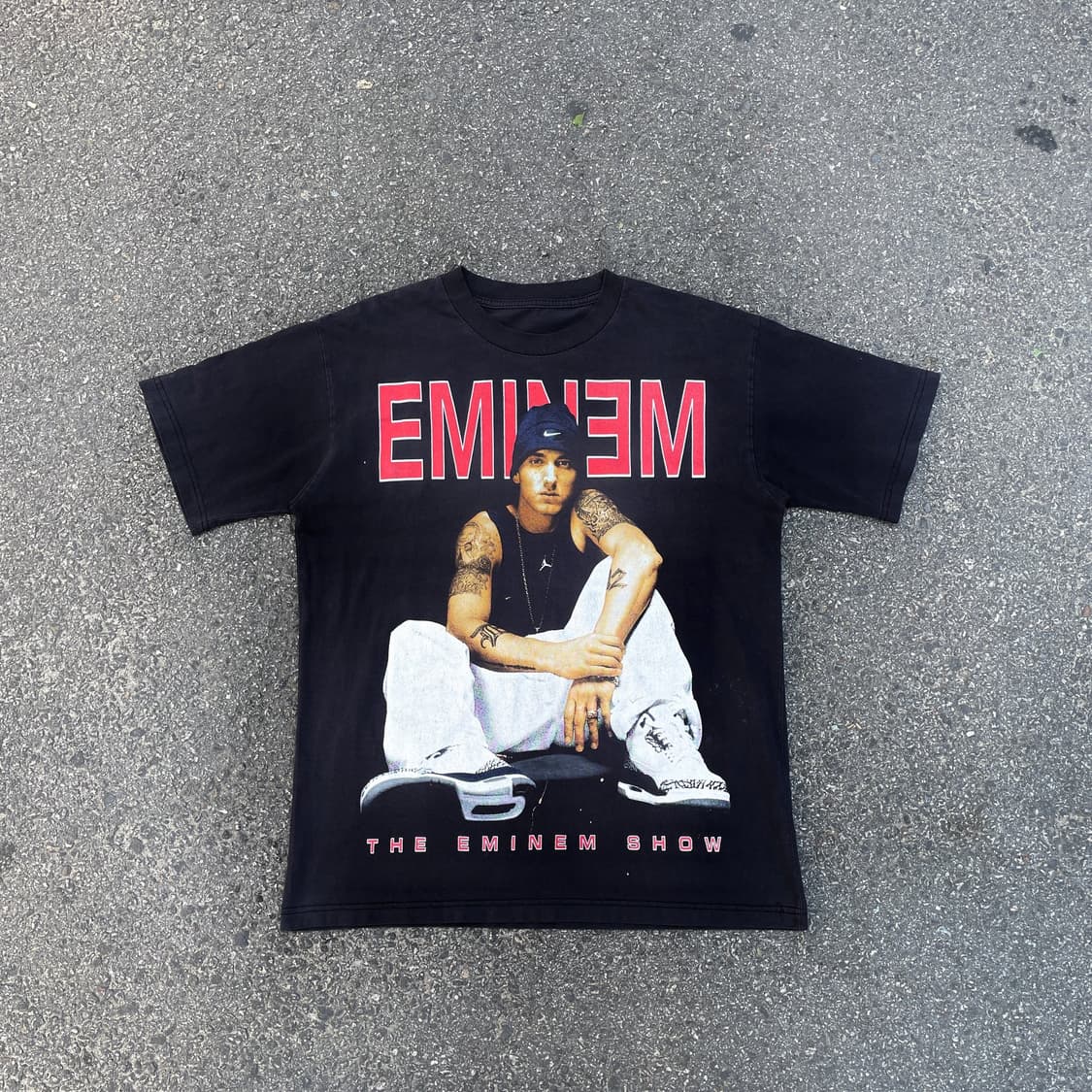 00s 에미넴 The Eminem Show 부틀넥 올드스쿨 반팔 티셔츠 상품이미지3