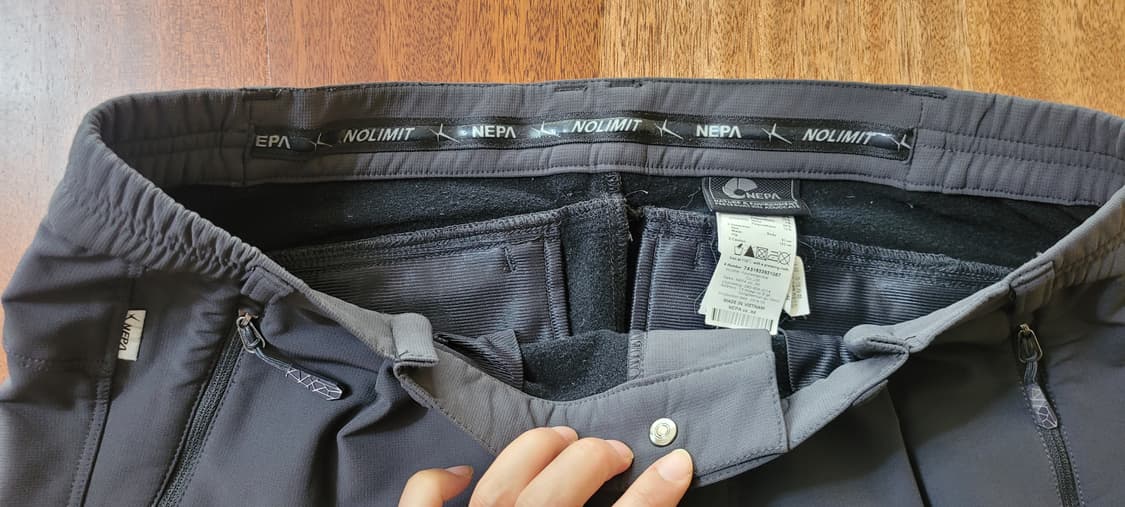 (남성33인치) 네파 등산바지(기모) 상품이미지6