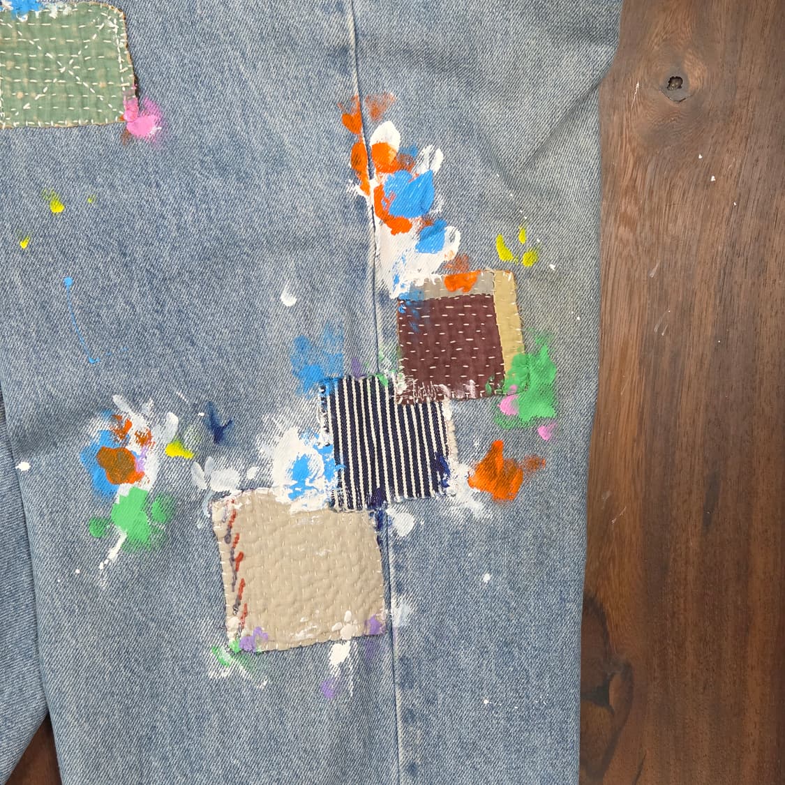 S.O/핸드페인팅, 패치워크 커스텀팬츠 상품이미지9