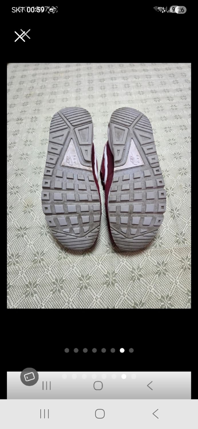 나이키 에어맥스 코트 버건디 265 상품이미지7