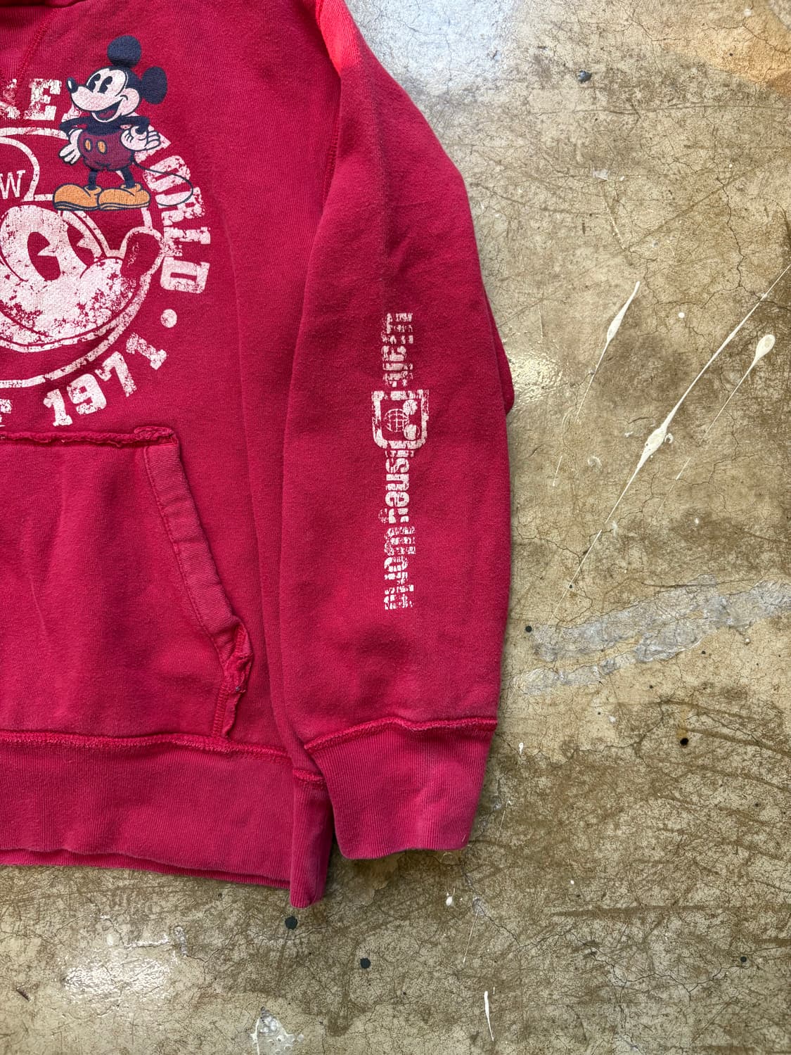 디즈니 미키 프린팅 스웻 후디 상품이미지3