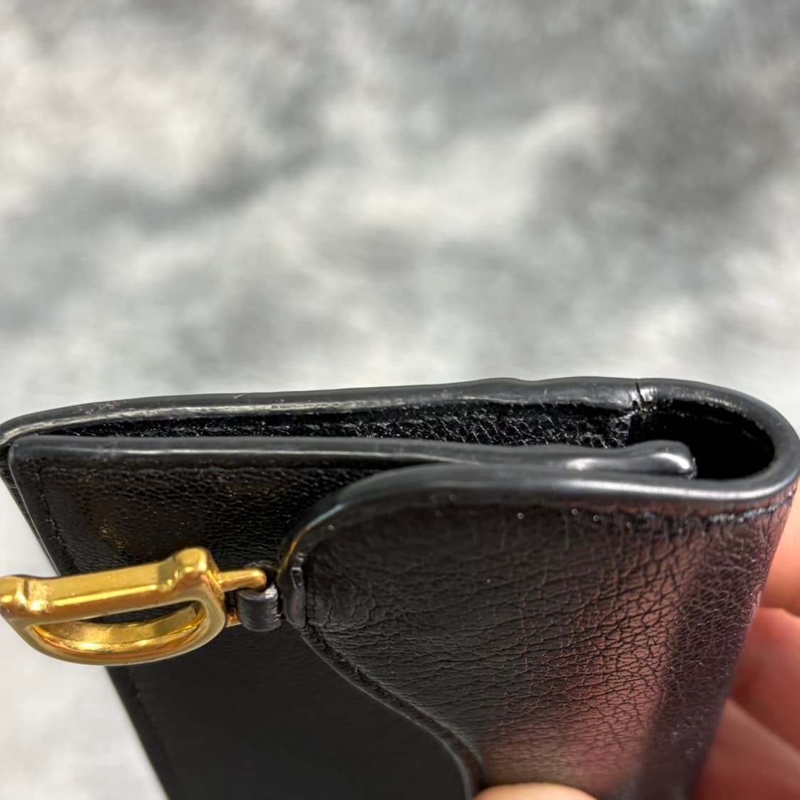 디올 새들 로투스 카드지갑 상품이미지4