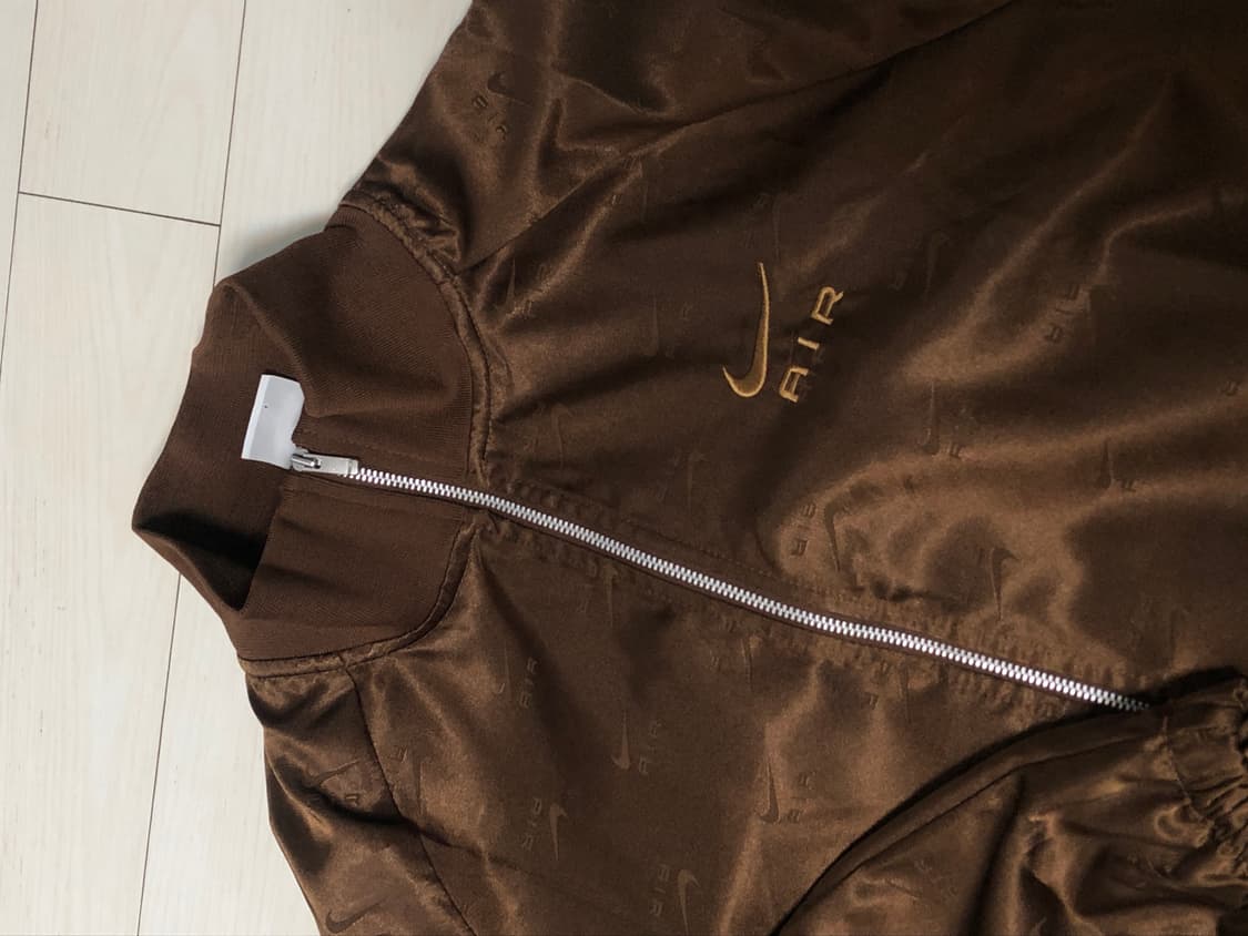 (새상품) 나이키 에어 새틴 자켓 브라운 M 상품이미지5