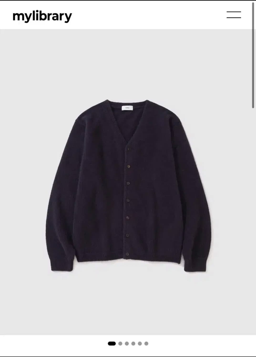 마이라이브러리 라쿤 가디건 이클립스 상품이미지1