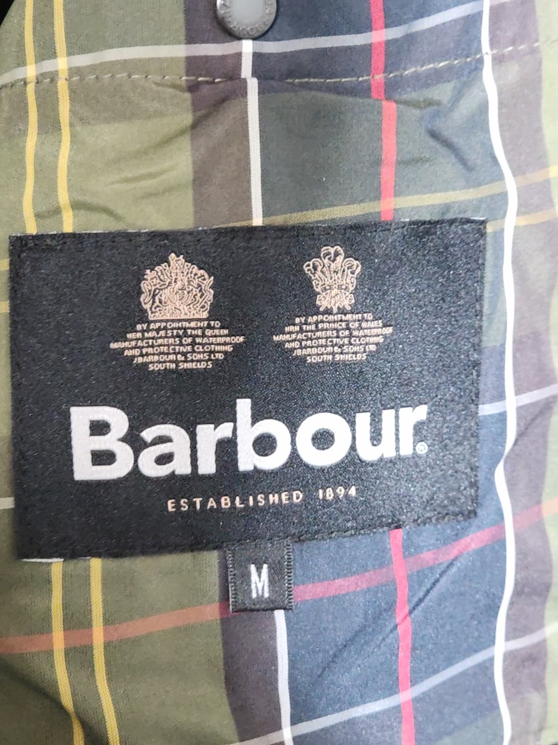 (L) 바버 경량패딩 점퍼 블랙 퀼팅자켓 매장판  상품이미지4