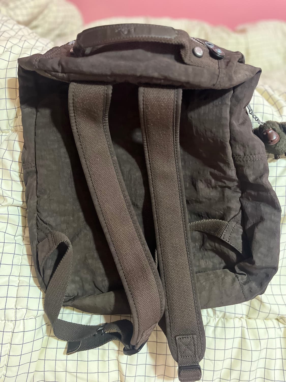 키플링 브라운 백팩 (키링 포함) 상품이미지2