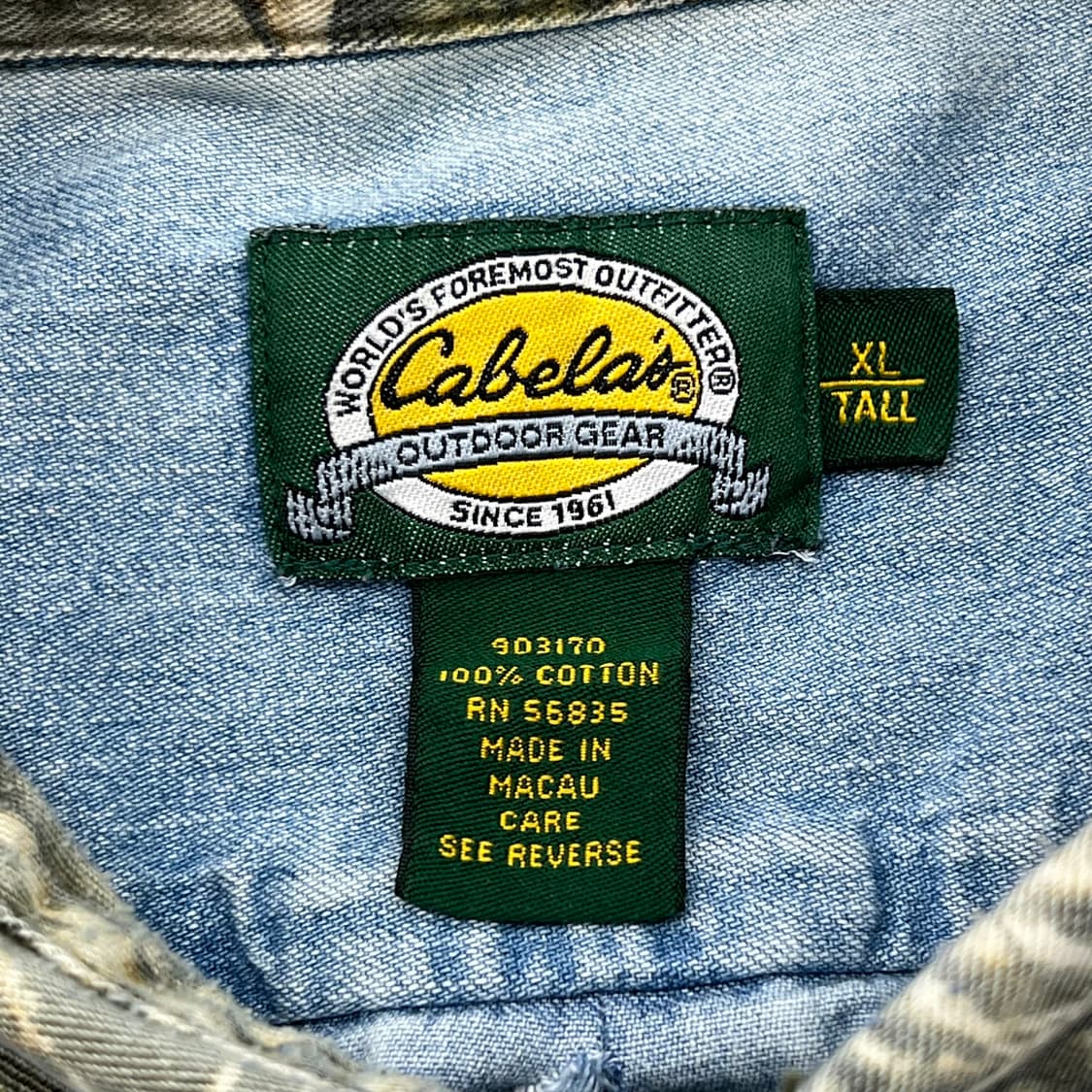 카벨라스 워크 데님셔츠 r3406 상품이미지6