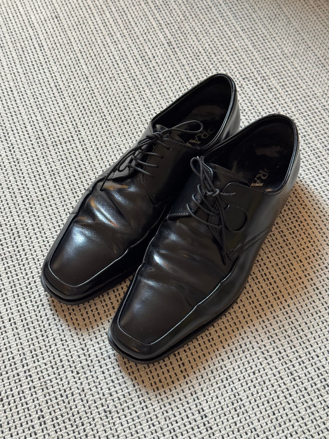 프라다 스퀘어 더비 슈즈 7.5 상품이미지1