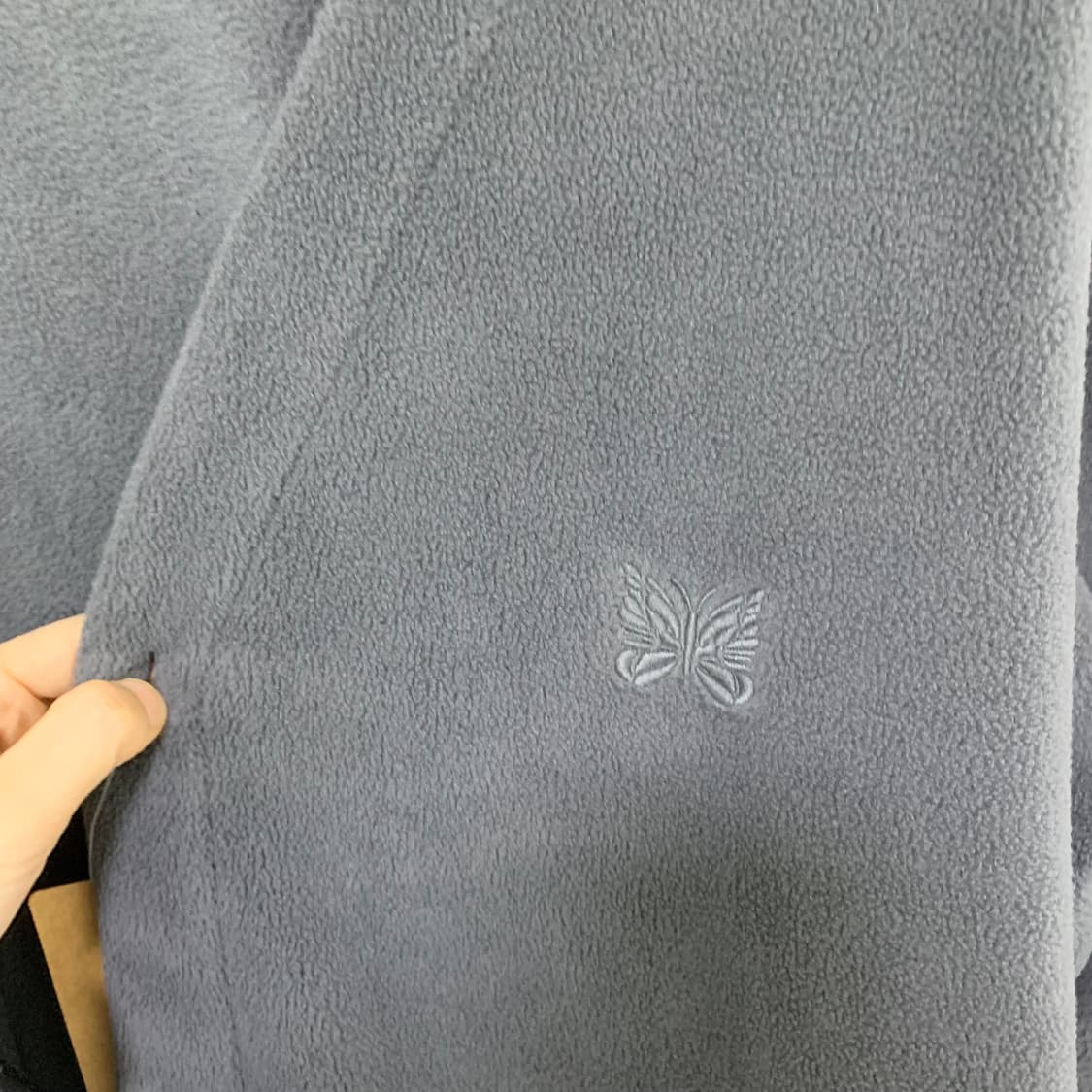 유니클로X니들스 플리스 가디건 차콜 XL 빈티지 후리스 상품이미지5