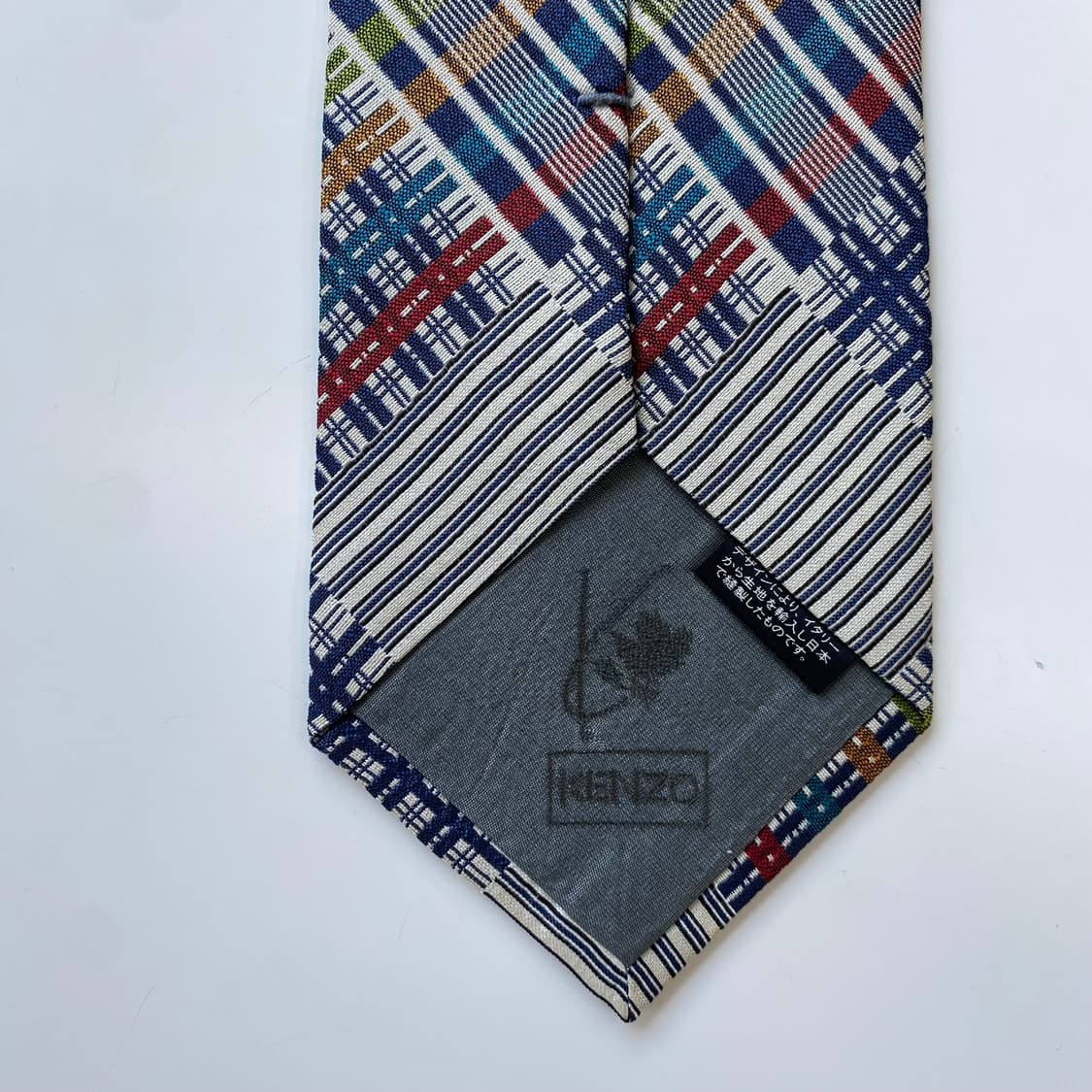 겐조(KENZO) 명품 정품 체크넥타이 상품이미지6
