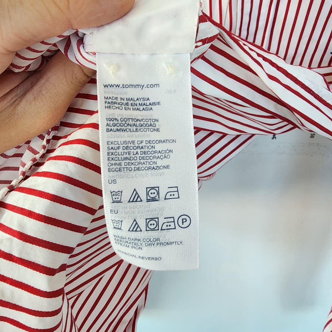 타미힐피거 스트라이프 긴팔 셔츠 상품이미지4