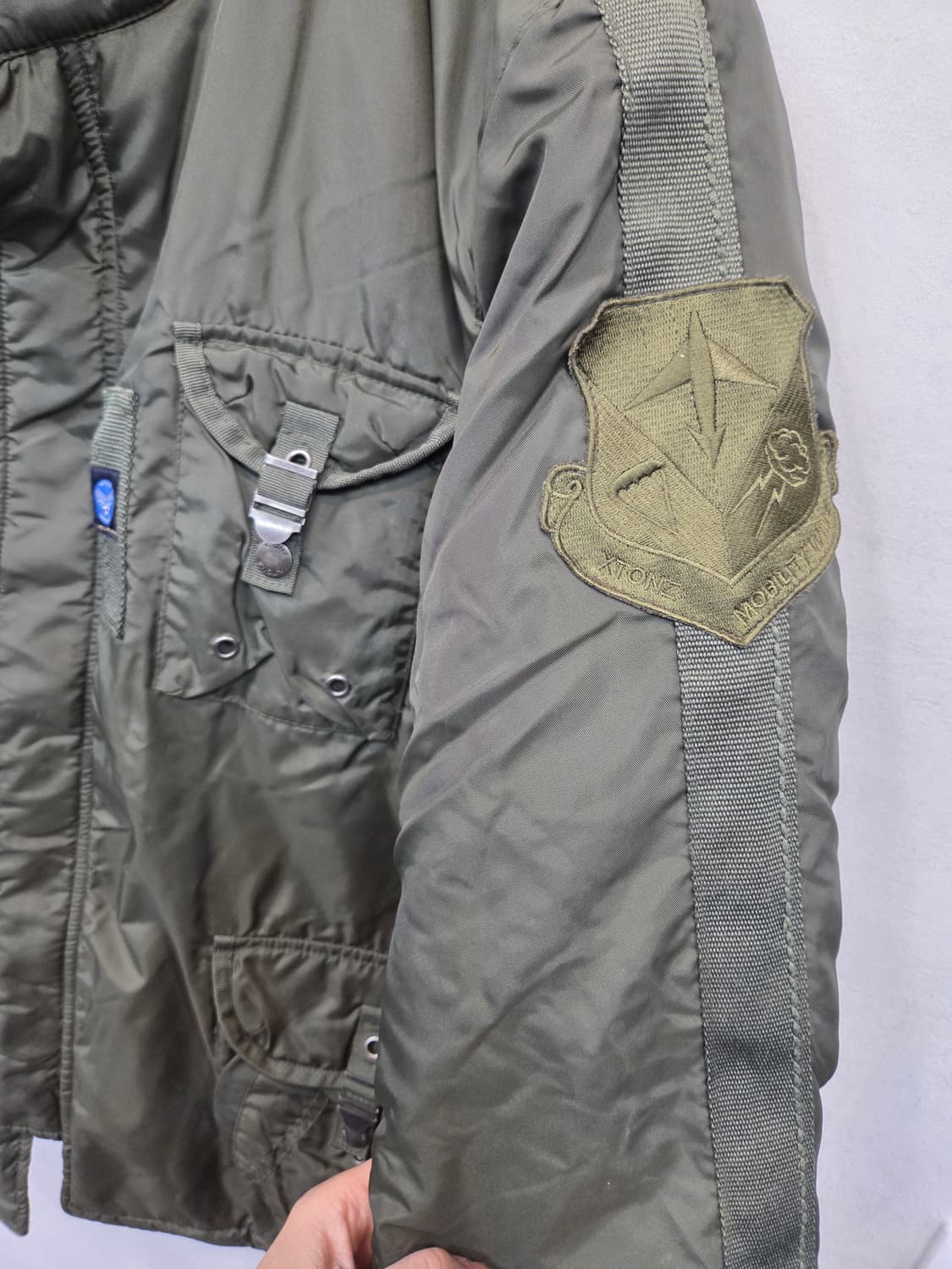 X tonz 인더스트리즈 밀리터리 야상 패딩자켓 L 상품이미지3