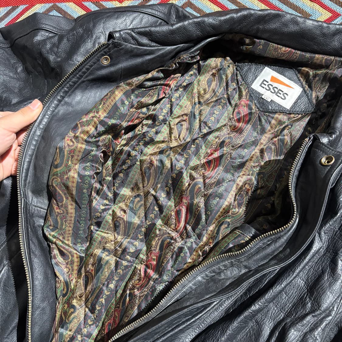 빈티지 소가죽 레더자켓 상품이미지5