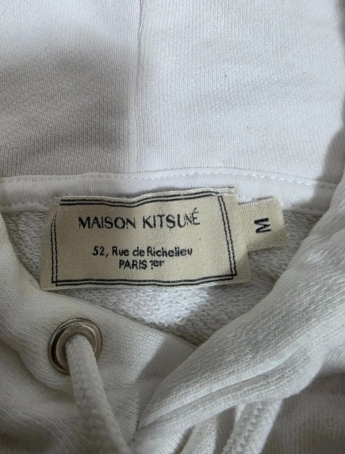 메종키츠네 트리콜로르 폭스 패치 후드티 M 상품이미지2