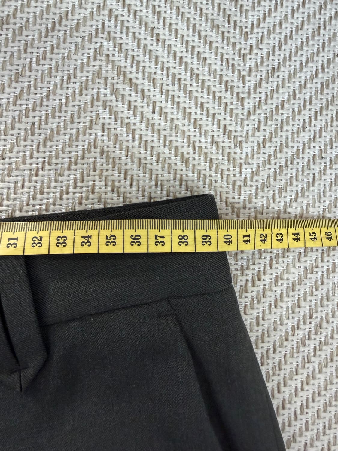 정품) 시스템옴므 한섬 가죽 디테일 카고 팬츠 78(30) 상품이미지8