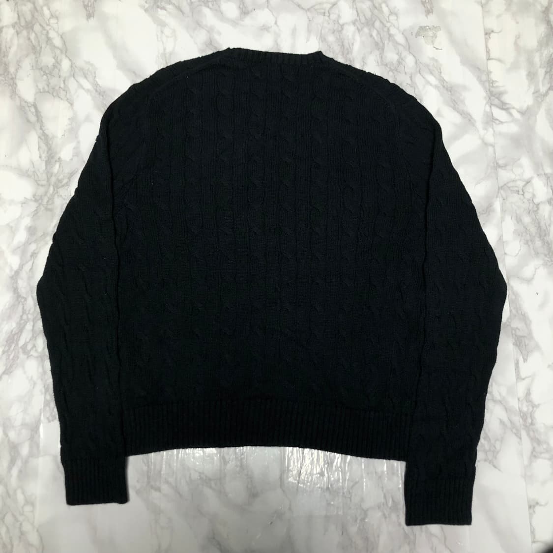 폴로 랄프로렌 꽈배기 니트 상태굿 남성용 상품이미지3