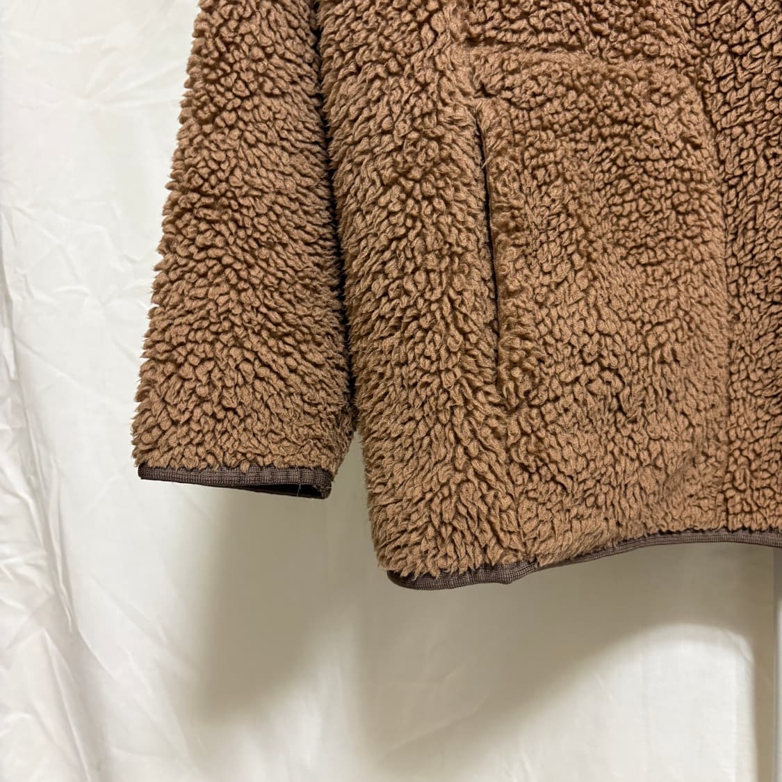 유니클로 X 화이트마운티니어링 후리스 스냅 풀오버 / 브라운, M 상품이미지6