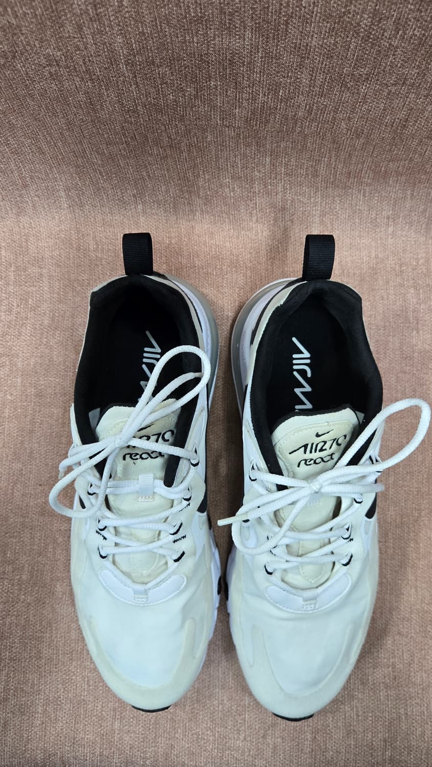 나이키 275mm-  에어맥스 270 리액트 화이트 블랙 상품이미지2