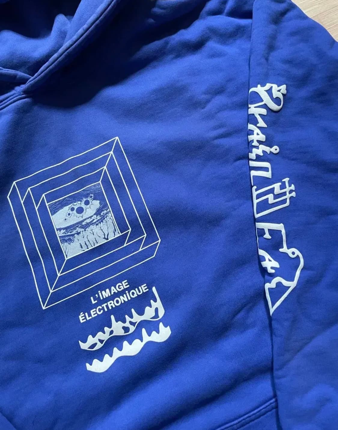 브레인데드 헤비웨이트 L 후드 블루 상품이미지2