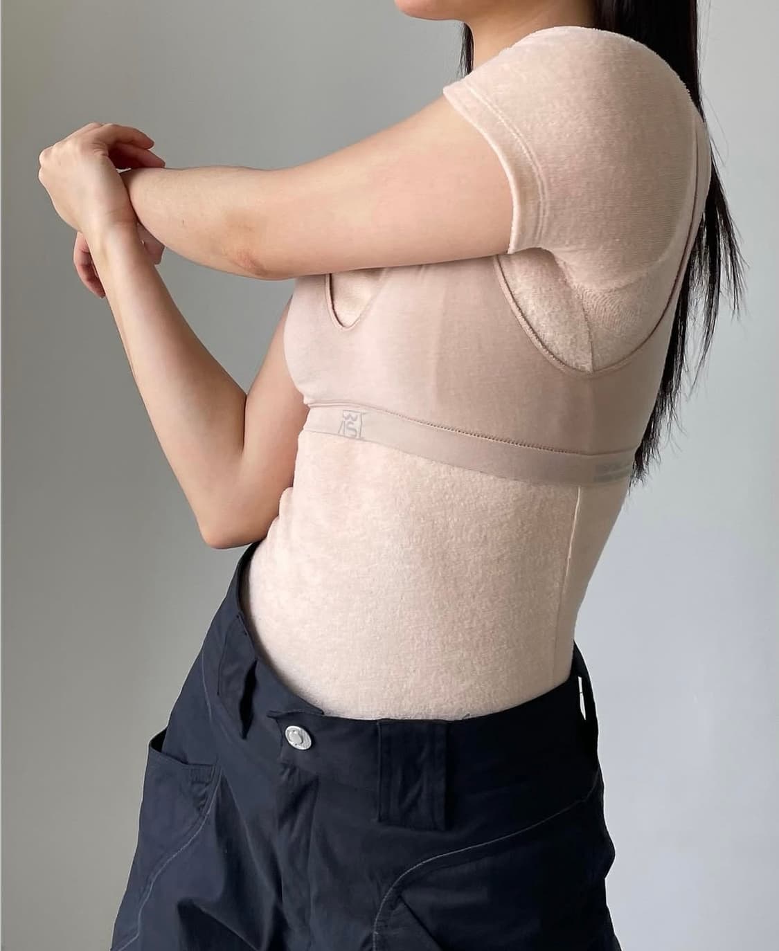 Baserange Odea Bra 베이스레인지 브라 블랙 상품이미지4