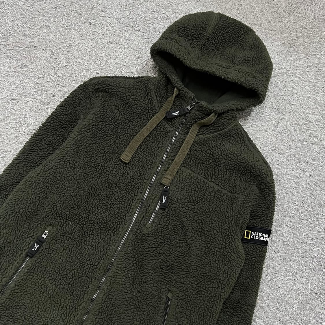 [105] 내셔널지오그래픽 양털 후드집업 상품이미지1