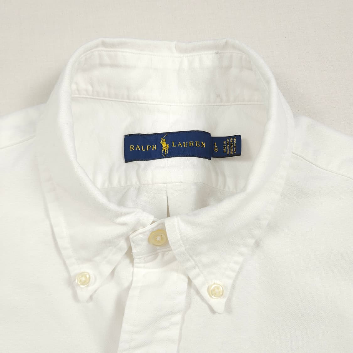 XL(105) 폴로랄프로렌 옥스포드 화이트셔츠 상품이미지6