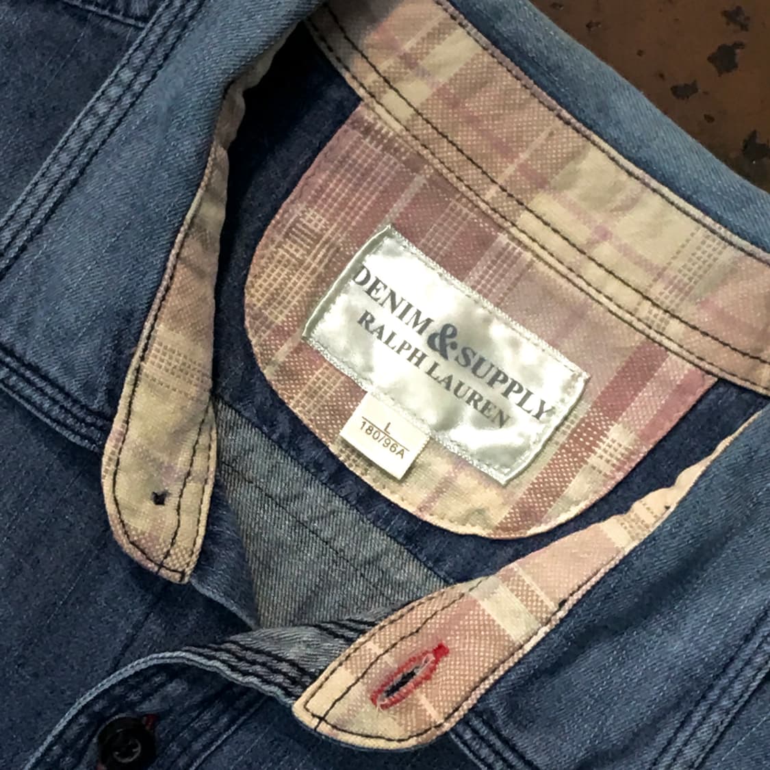 폴로 데님앤서플라이 중청 데님 웨스턴셔츠 남성 102 105 여성 프리 상품이미지4