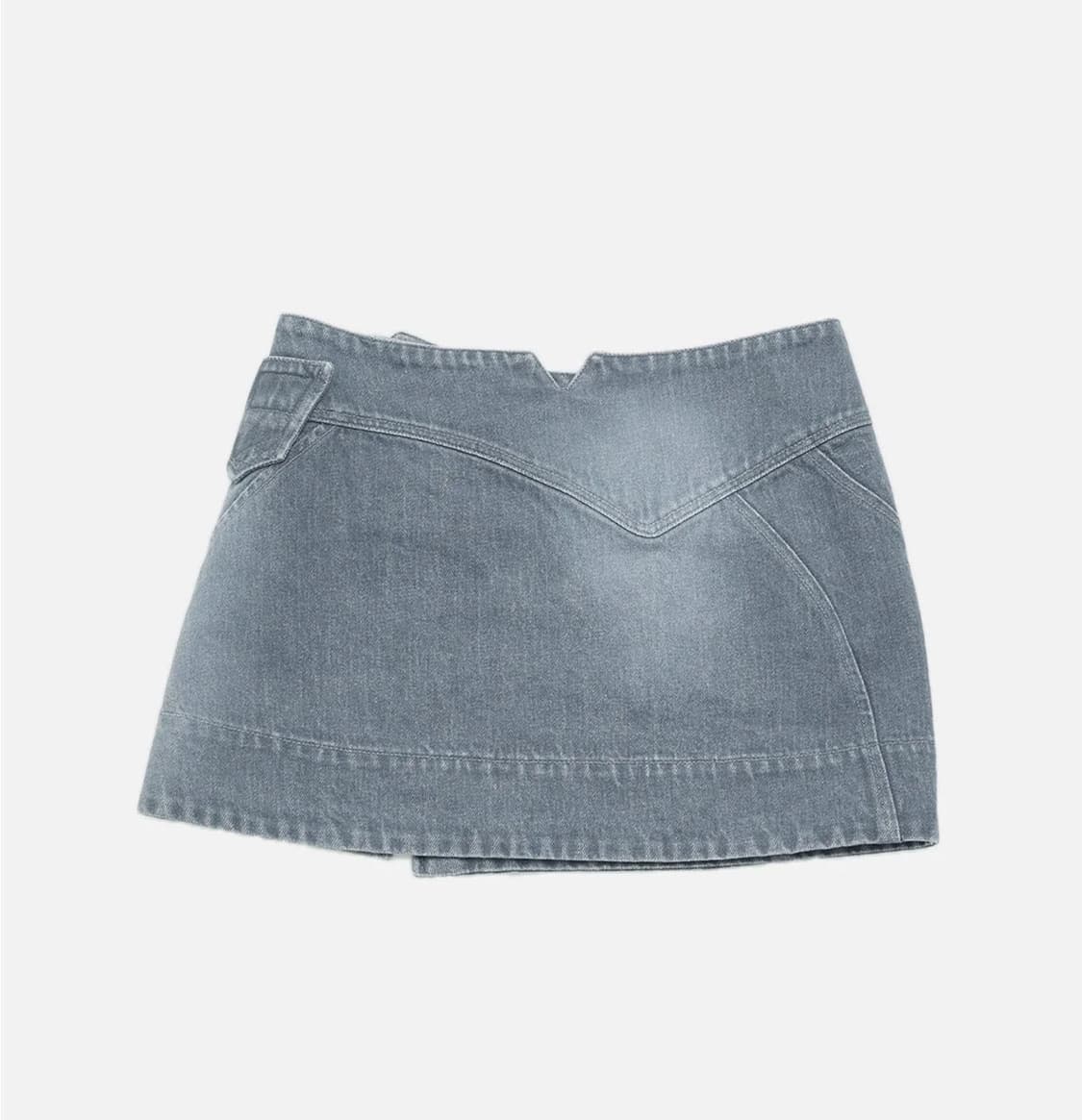 WRAP SKIRT 랩스커트 쿨그레이 s 상품이미지2