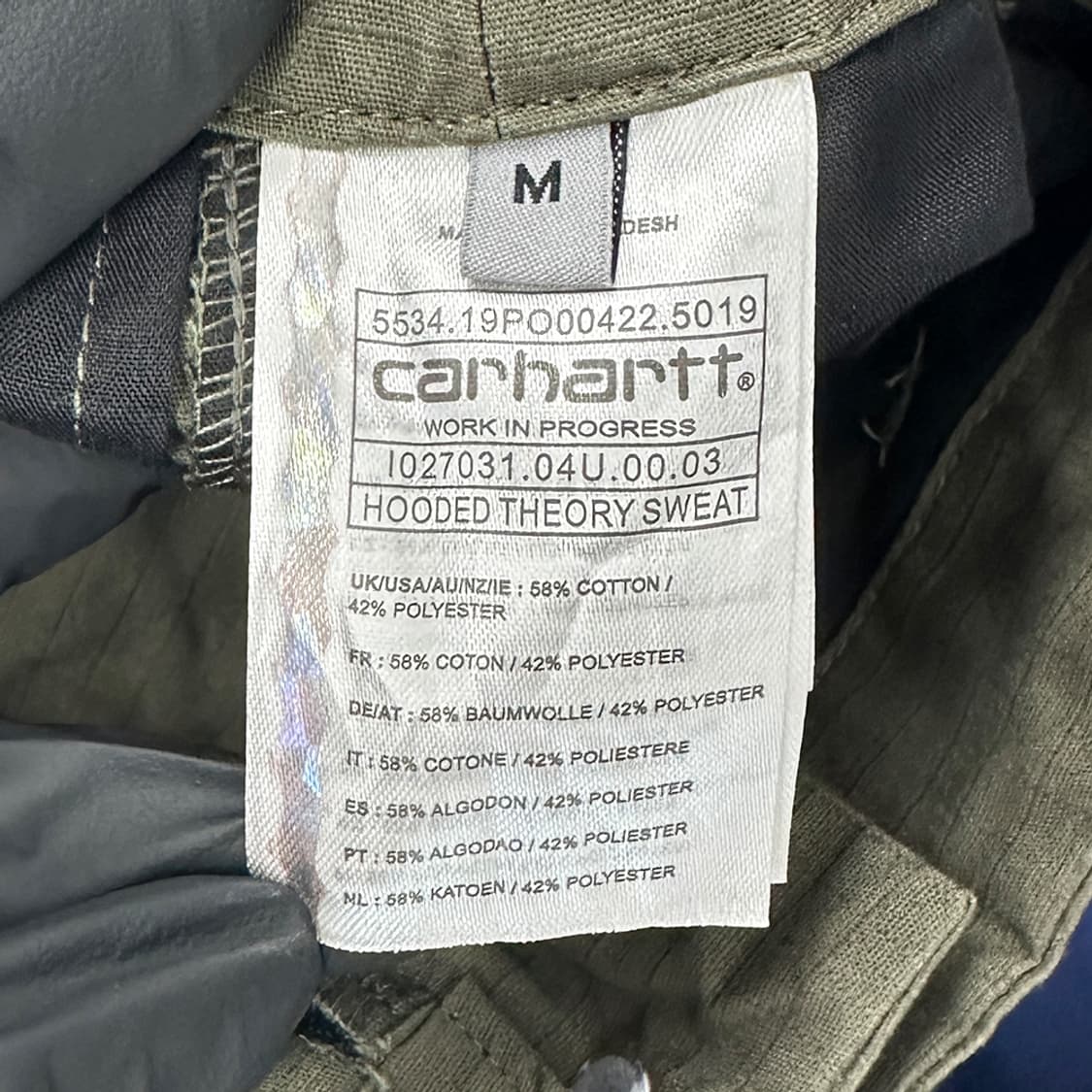 칼하트 립스탑 카고 스트링 팬츠 바지 밀리터리 워크웨어 카키 M 상품이미지8