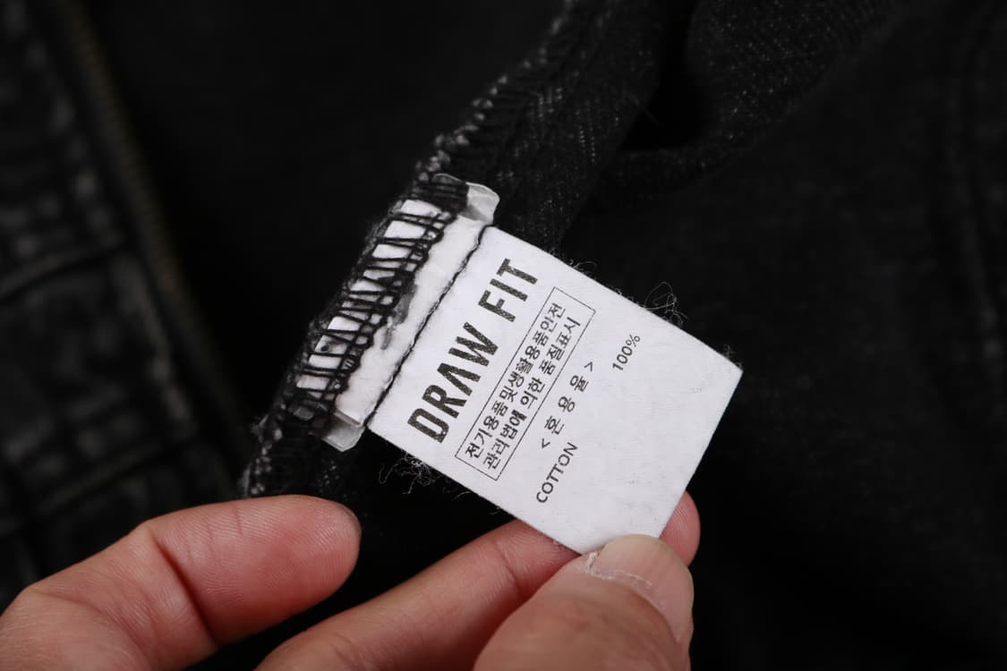 [XL] 드로우핏 라인 오버 데님 블루종 자켓 상품이미지6