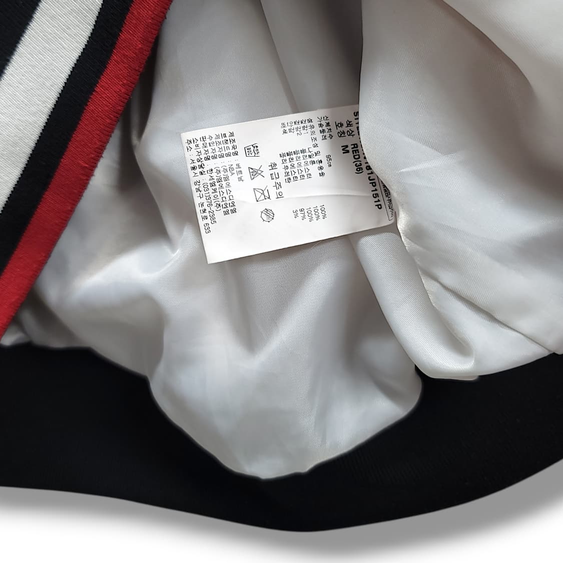 [M] NBA 시카고불스 레드&화이트 바람막이 후드아노락 상품이미지10